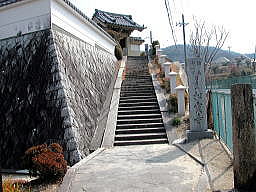 松宝寺への階段
