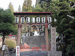阿倍野神社西側の鳥居