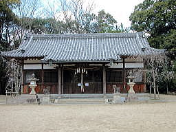 天田神社拝殿