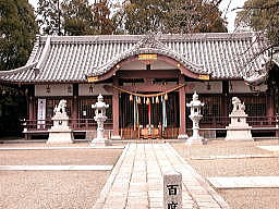 百済王神社の新拝殿